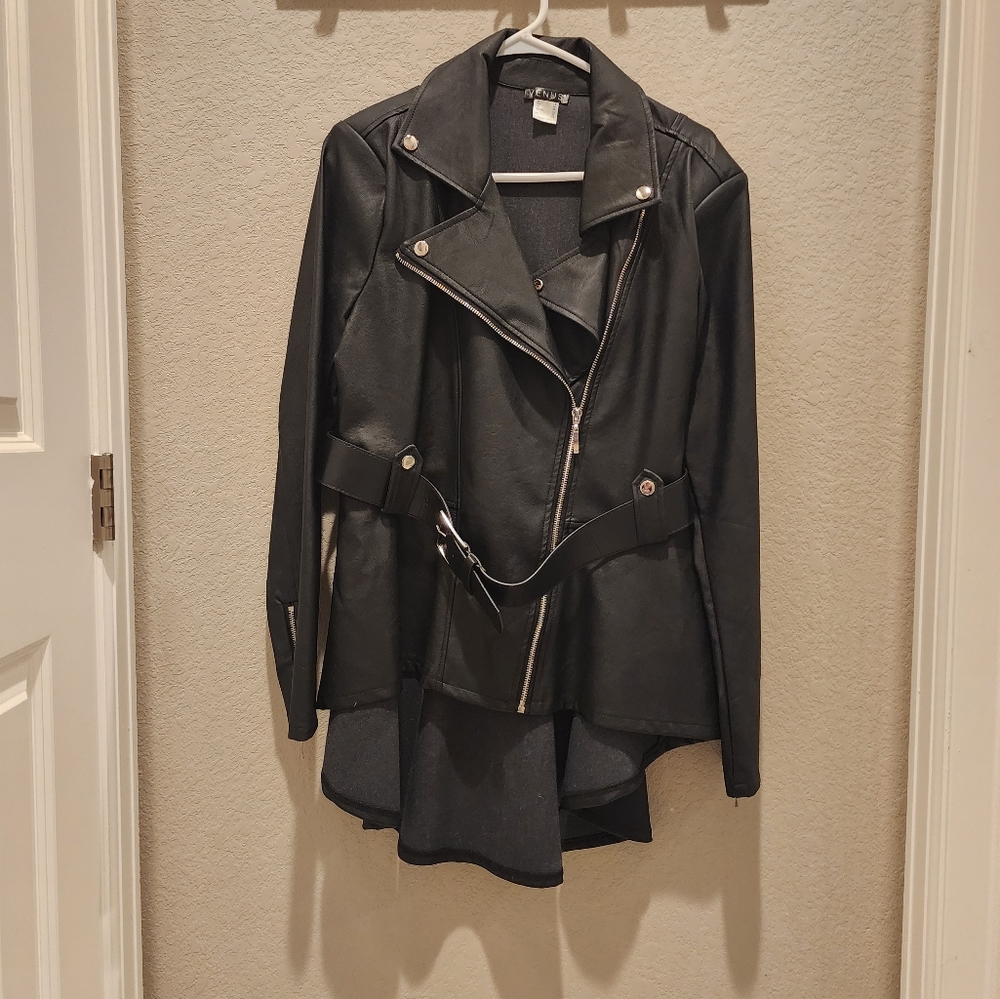 Venus Black Leather Jacket